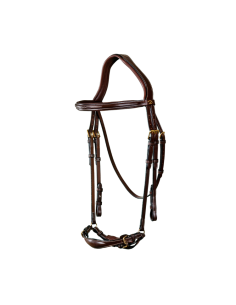 Bridon Dy'on Muserolle Allemande Ajustable D Collection NOIR 2