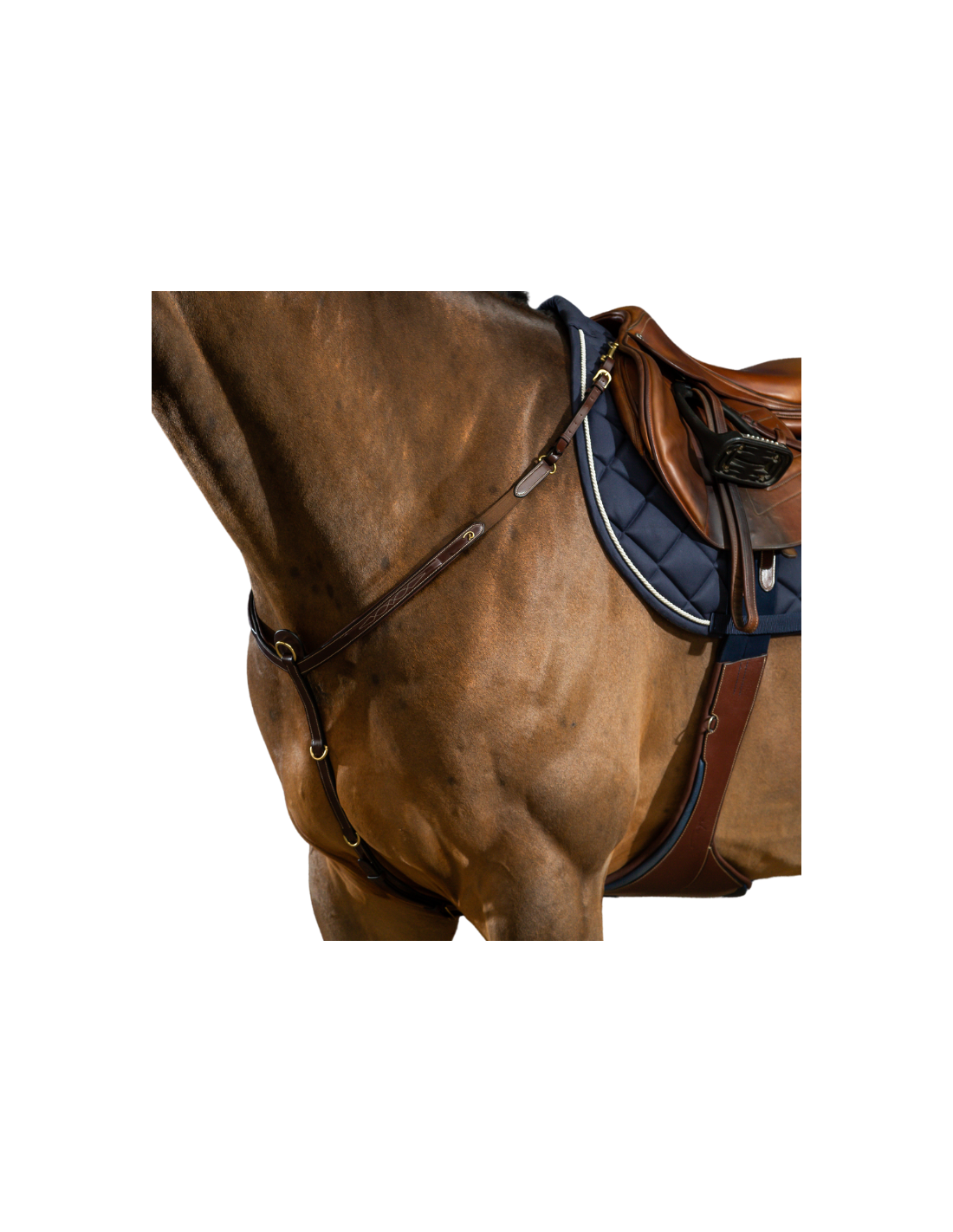 EQUITHEME Fourreau De Collier De Chasse Teddy – Mouton Synthétique, Brun, Taille Cheval