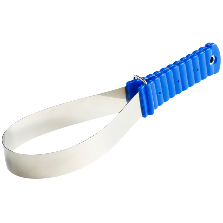 Couteau De Chaleur Hippotonic Droit Lame Lisse Bleu