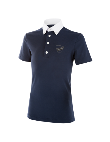 Animo Amleto Boy Show Polo Shirt Navy