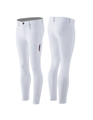 Animo Naw Knee Grip Riding Breeches White