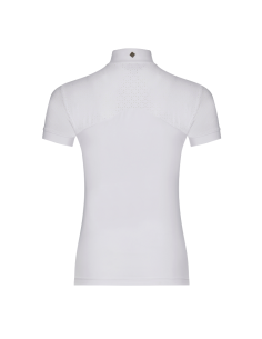 Polo LeMieux Olivia Manches Courtes Blanc 2
