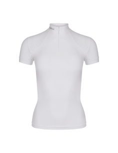 Polo LeMieux Olivia Manches Courtes Blanc