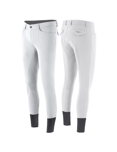 Animo Ministro Full Grip Riding Breeches White