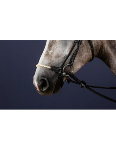 Muserolle Allemande Dy'on En Corde NEC NOIR 2