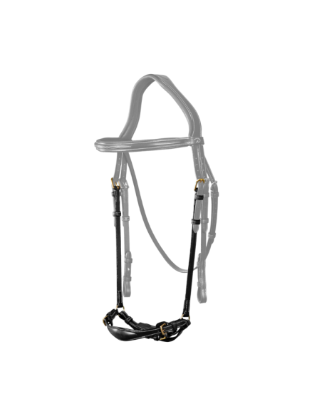 Muserolle Allemande Dy'on Ajustable D Collection NOIR