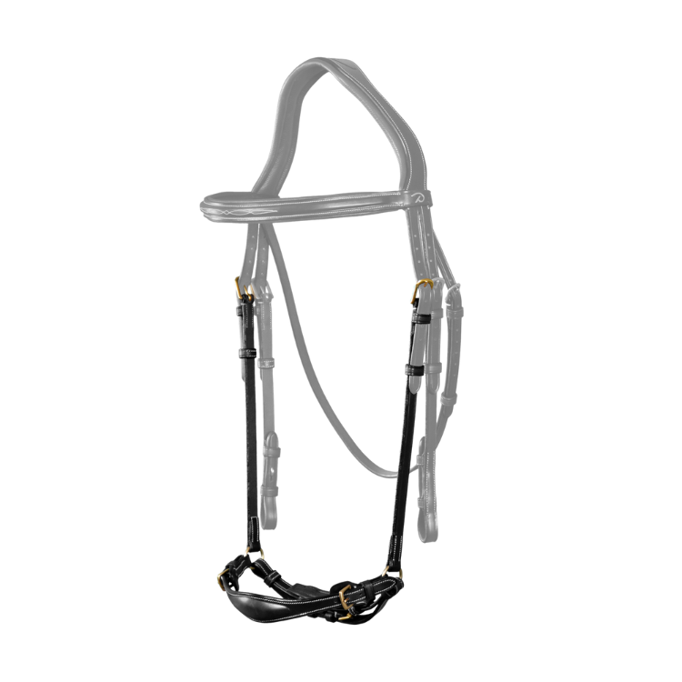 Muserolle Allemande Dy'on Ajustable D Collection NOIR