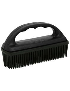 Hippotonic Rubber Brush For Saddle Pad Black
