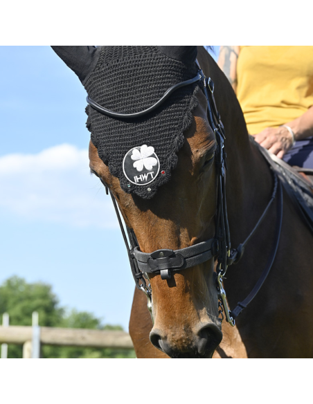 Bride IHWT Évolution Soft T Contact Dressage Avec Pull-Back Noir