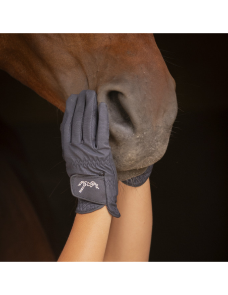 Gants Eden By Penelope Prima Strass Marine