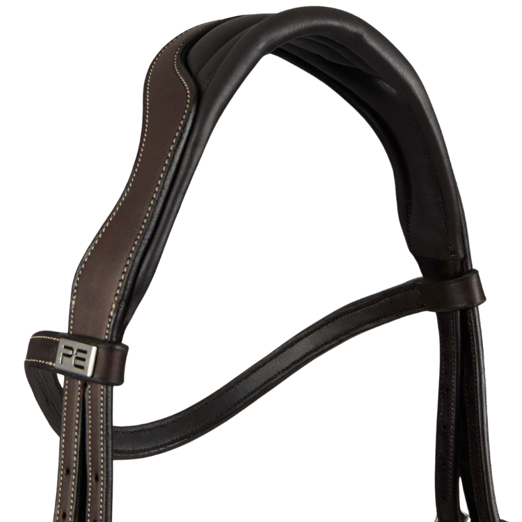 Premier Equine Veneto Anatomical Snaffle Bridle Brown