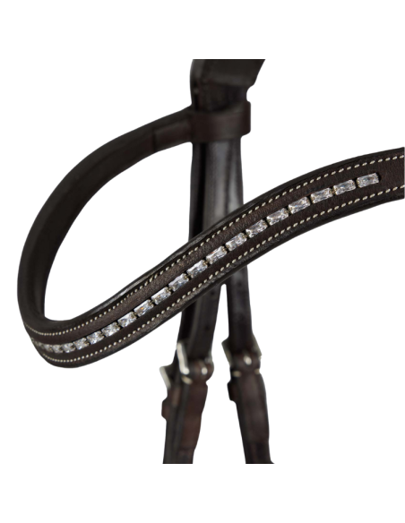 Premier Equine Veneto Anatomical Snaffle Bridle Brown