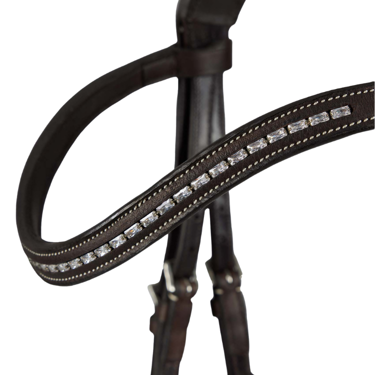 Premier Equine Veneto Anatomical Snaffle Bridle Brown