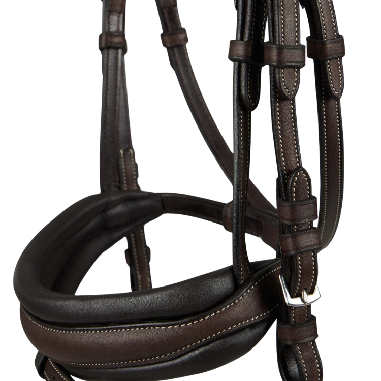 Premier Equine Veneto Anatomical Snaffle Bridle Brown
