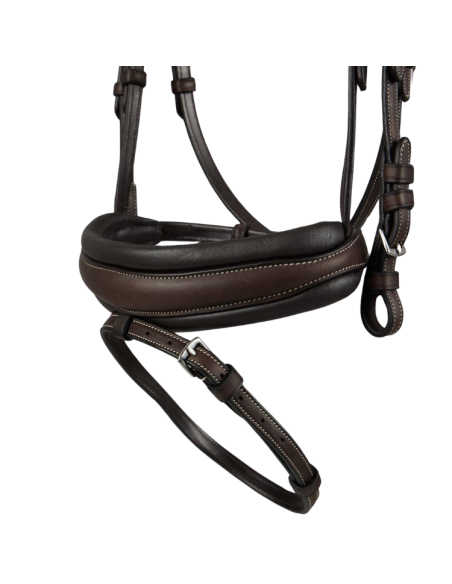 Premier Equine Veneto Anatomical Snaffle Bridle Brown