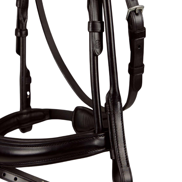 Premier Equine Finetti Rolled Leather Snaffle Bridle Brown