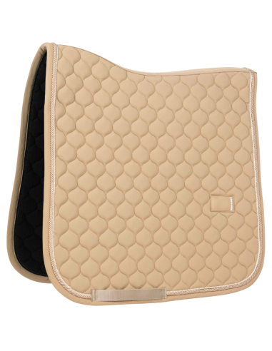 Tapis De Selle Kentucky Rubber Logo Onion Dressage Beige