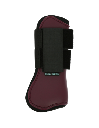 Riding World Tendon Boots Burgundy