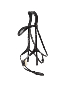 Bridon Premier Equine Muserolle Croisée Glorioso Noir