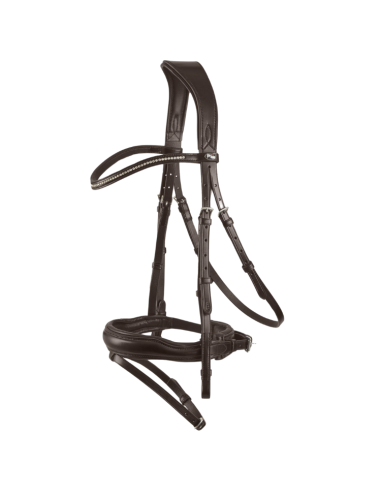 Premier Equine Stellazio Anatomic Snaffle Bridle Brown