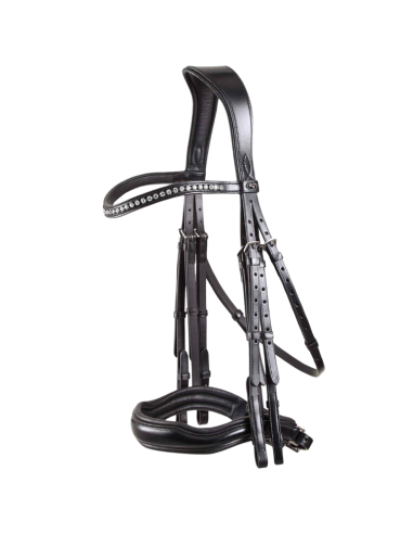 Premier Equine Abriano Anatomic Double Bridle Black