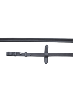 Rênes Premier Equine Caoutchouc Diego Noir