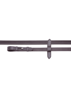 Rênes Premier Equine Caoutchouc Diego Noir 2