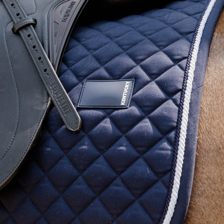 Tapis De Selle Kentucky Diamond Dressage Marine