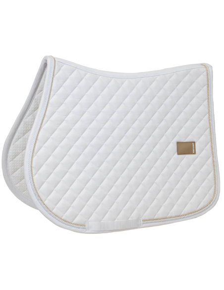Tapis De Selle Kentucky Diamond Jumping Blanc