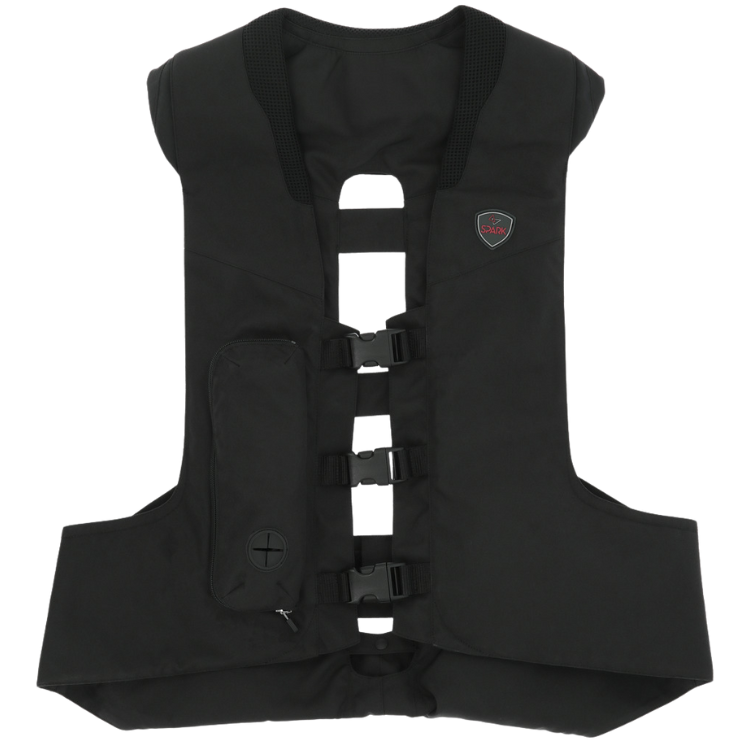 Gilet Airbag Spark Hippodrome Adulte Noir