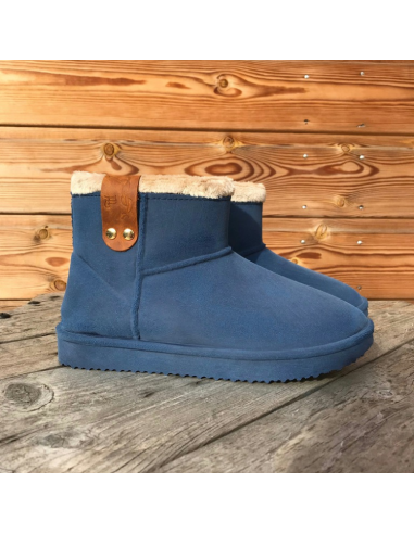 Penelope Boots Navy/brown