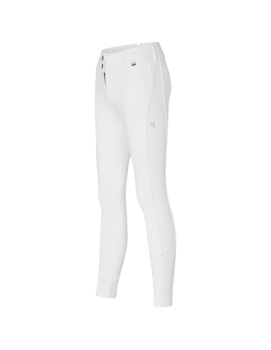 Pantalon Kingsland HAX Grip Genoux Kira Blanc