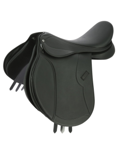 Norton Club Rexine Evol Mixed Saddle Black