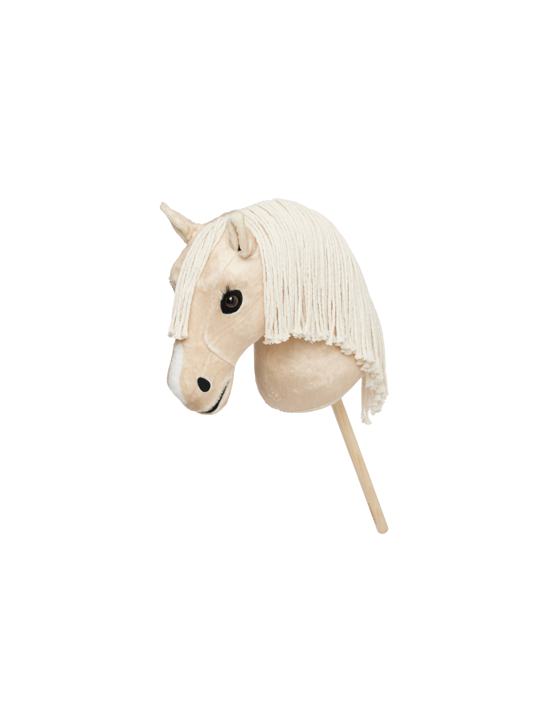Cheval à Bâton En Bois Et Peluche Pour Enfants - Hobby Horse Avec Selle Et Rênes - Dès 3 Ans - Marron Ou Gris