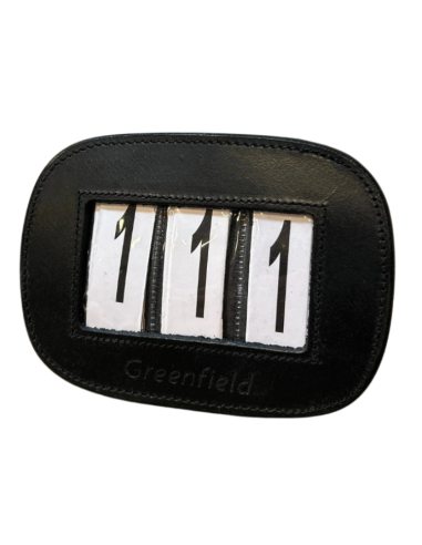 Greenfield 3 Digit Number Holder Black