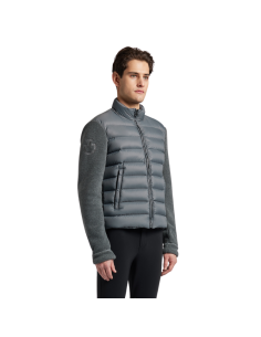 Veste Cavalleria Toscana Nylon Quilted Zip Up Homme GRIS ANTHRACITE