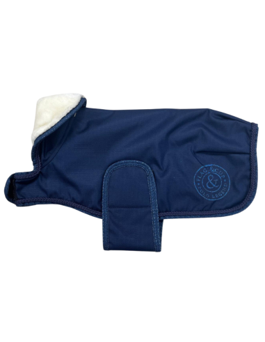 Flags & Cup Atamik Dog Coat Navy