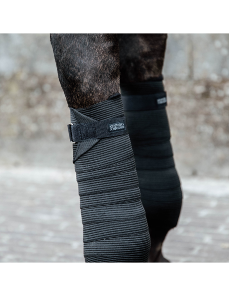 Bandes de Polo Elastiques Kentucky Noir