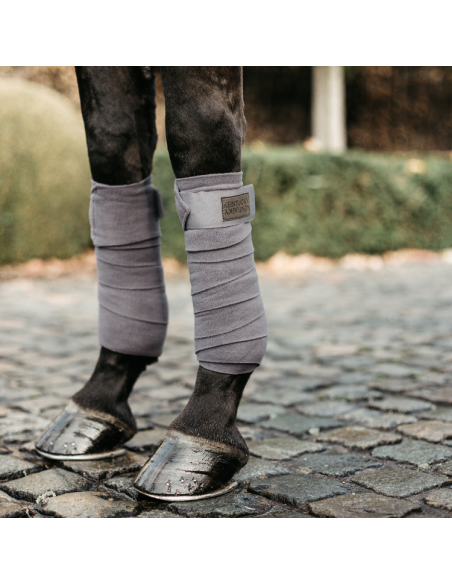 Bandes de Polo Polaire Kentucky Gris