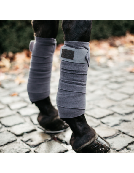 Bandes de Polo Polaire Kentucky Gris