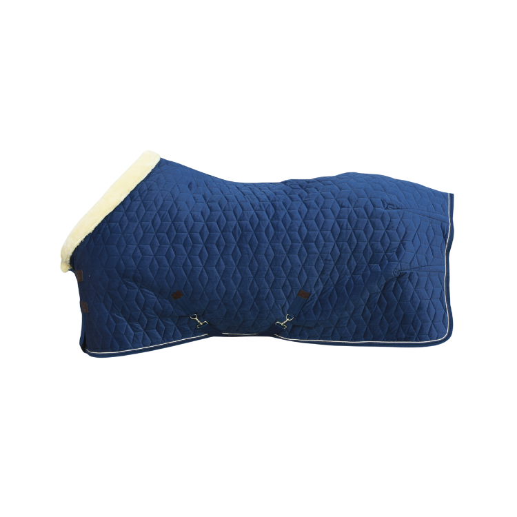 Couverture d'Écurie Kentucky Velvet 160g Marine