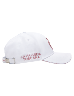 Casquette Cavalleria Toscana BLANC/ CANDY PINK 2