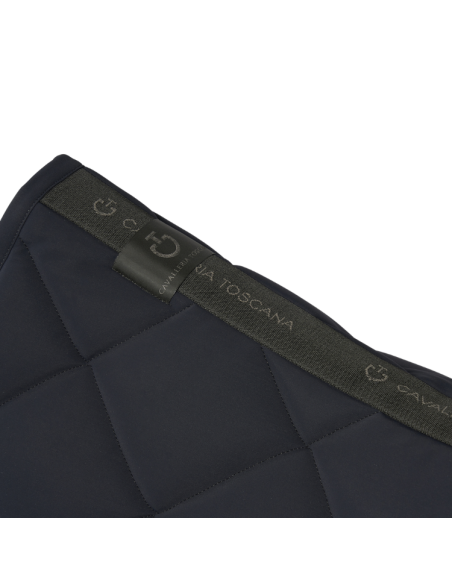 Tapis De Selle Cavalleria Toscana Diamond Quilted Jersey Dressage MARINE