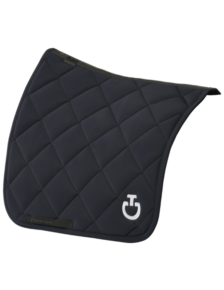 Tapis De Selle Cavalleria Toscana Diamond Quilted Jersey Dressage MARINE