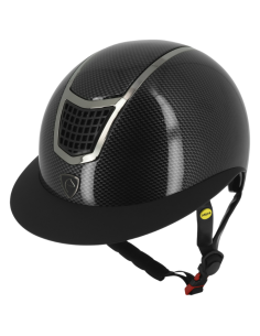 Casque Equithème Airy LM Noir carbonne brillant