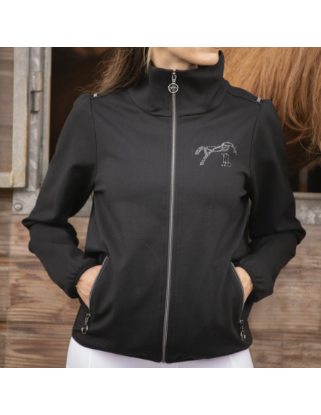 Veste Penelope Tweeny Strass Noir