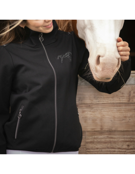 Veste Penelope Tweeny Strass Noir