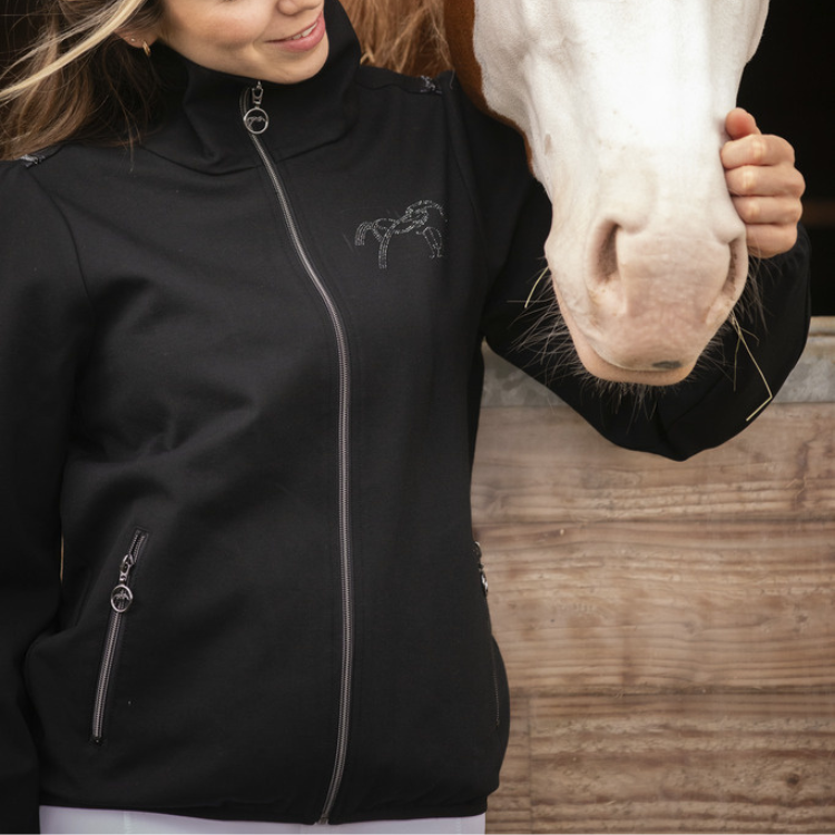 Veste Penelope Tweeny Strass Noir