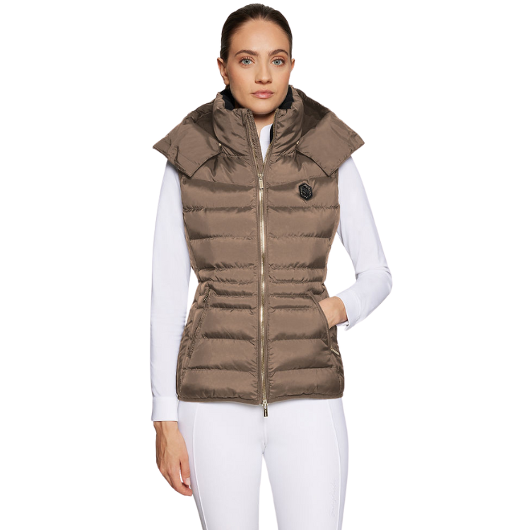 Jacket Doudoune Label Peaux Padded Coat With Hood Sherpa Lining