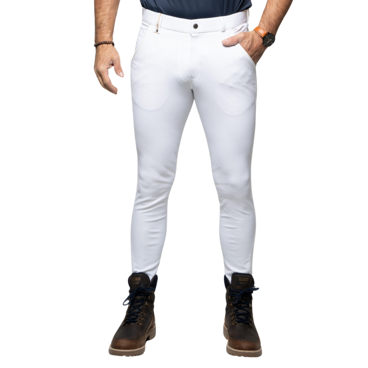 Pantalon Flags & Cup Skansen Blanc